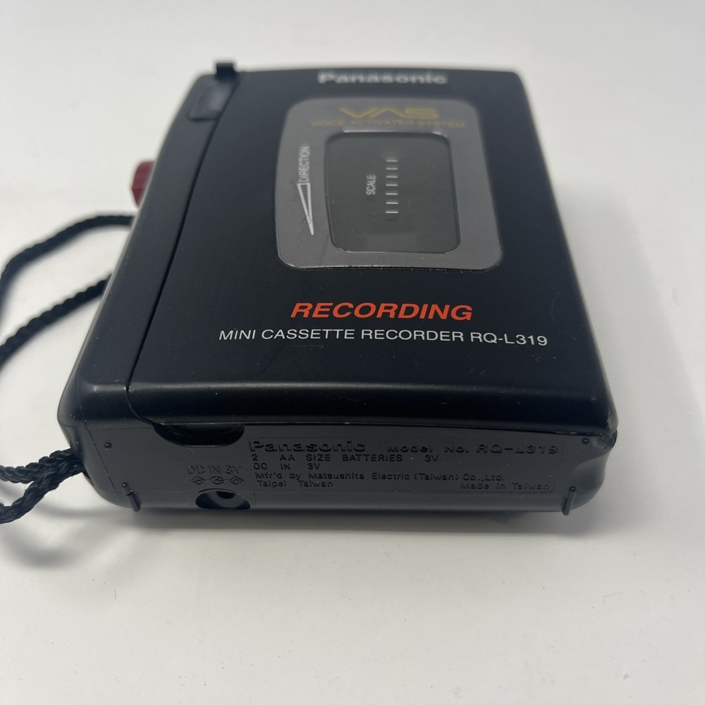 Panasonic Mini Cassette Recorder RQ-L319 Tested Working - Picture 3 of 9